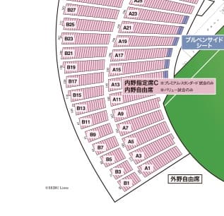 メットライフドーム 西武ドーム アリーナ座席表 種類 見え方 キャパまとめ情報 新時代レポ